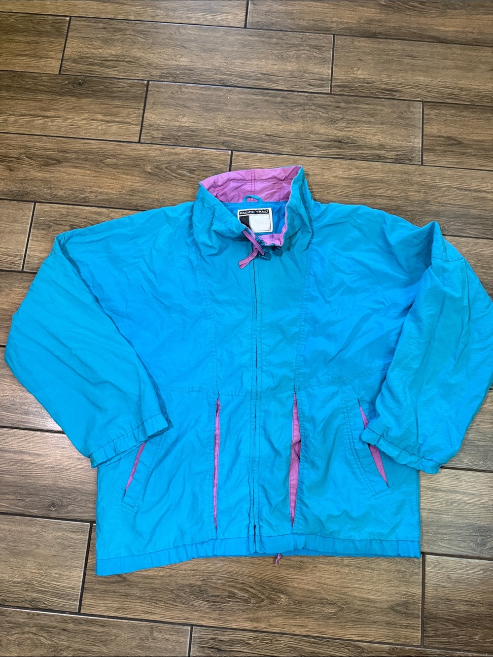 Vintage Pacific Trail Charger Barrier Cloth Women's Jacket Size XL
